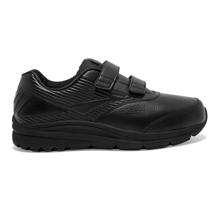 Brooks Addiction Walker V-Strap 2 Men's Walking Shoes - Black/Black (82459-JMRT)